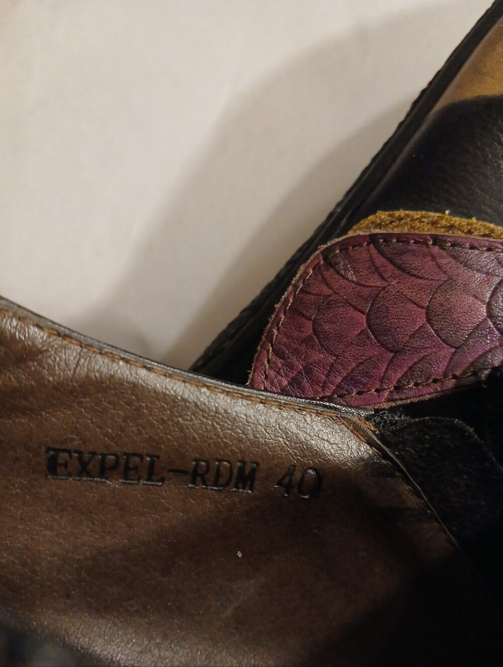 L'Artiste Expel RDM Multi-Color Patchwork Driving Loafer 9.5 - Picture 7 of 7
